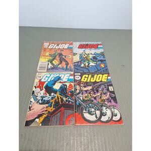 GI Joe Comics Magazine Lot Marvel #3 #6 #12 #13 Vintage 1987 - VG to VG+